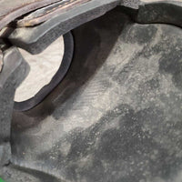 Hind Leather Boots, buckles *vgc/gc, dirty, film, older, chipped neoprene, scrapes, rubs
