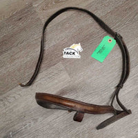Rsd Leather Noseband *gc, dirt, Unstitched, dry, stiff, rubs, faded

