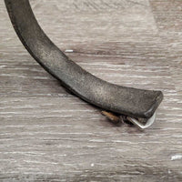 Rsd Leather Noseband *gc, dirt, Unstitched, dry, stiff, rubs, faded
