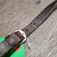 Rsd Leather Noseband *gc, dirt, Unstitched, dry, stiff, rubs, faded

