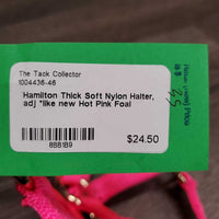 Thick Soft Nylon Halter, adj *like new
