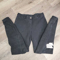 Hvy Cotton Breeches, Pull On *gc, faded, fuzzy, hair, older
