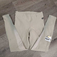 Ribbed Riding Tight Breeches, Pull On *gc, snags, rubs, pills, older knees: stretched & unstitched

