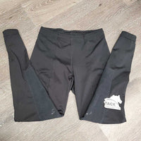 Riding Tight Breeches, Pull ON *gc/fair, undone seam stitching, rubs, pills, scrapes
