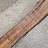 Leather Girth, 1x Els *fair, older, dirt, v.stretched els, stains, hard, film, faded
