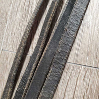 Rsd Leather Bridle, Plain Reins *fair, v.dry, v.stiff, crackles, twisted
