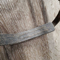 Rsd Leather Bridle, Plain Reins *fair, v.dry, v.stiff, crackles, twisted
