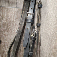 Rsd Leather Bridle, Plain Reins *fair, v.dry, v.stiff, crackles, twisted
