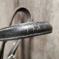 Rsd Leather Bridle, Plain Reins *fair, v.dry, v.stiff, crackles, twisted
