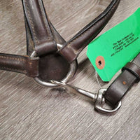 Narrow Rsd Leather Breastplate, Standing Martingale Attachment *vgc, mnr dirt, v.dry, v.stiff
