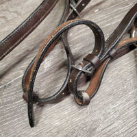 Narrow Rsd Leather Breastplate, Standing Martingale Attachment *vgc, mnr dirt, v.dry, v.stiff
