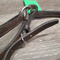 Narrow Rsd Leather Breastplate, Standing Martingale Attachment *vgc, mnr dirt, v.dry, v.stiff
