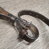 Narrow Rsd Leather Breastplate, Standing Martingale Attachment *vgc, mnr dirt, v.dry, v.stiff
