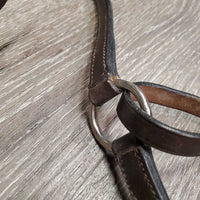 Narrow Rsd Leather Breastplate, Standing Martingale Attachment *vgc, mnr dirt, v.dry, v.stiff
