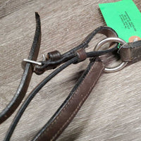 Narrow Rsd Leather Breastplate, Standing Martingale Attachment *vgc, mnr dirt, v.dry, v.stiff
