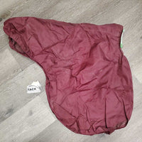 Nylon Saddle Cover, Pommel Storage Bag *gc, v.dirty, older, stains, hair
