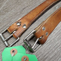 Pr Stirrup Leathers *fair, dry, v.cracked, v.rough *REPURPOSING USE ONLY
