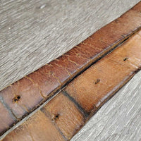 Pr Stirrup Leathers *fair, dry, v.cracked, v.rough *REPURPOSING USE ONLY
