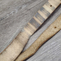 Pr Stirrup Leathers *fair, dry, v.cracked, v.rough *REPURPOSING USE ONLY
