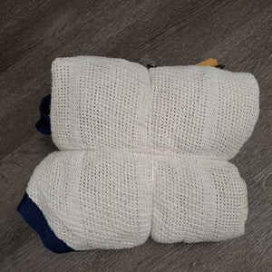 Cotton Scrim Sheet, 0 tail/legs *gc, shrunk?, dirty, dingy, puckers, stains, mnr snags, threads