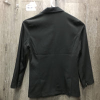 JUNIORS v. Light Show Jacket, Zipper, Buttons, Microsuede Collar *vgc, collar rubs & pills
