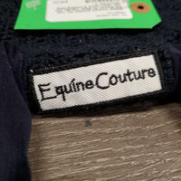 Crochet Fly Veil Ear Bonnet, 2x Bling *vgc/gc, mnr hair, clean, loose & missing bling
