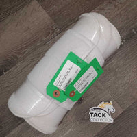 Pr Fleece No Bow Wraps *gc, clean, dingy, pilly, mnr hair

