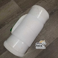Pr Fleece No Bow Wraps *gc, clean, dingy, pilly, mnr hair
