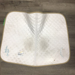 Quilt Baby Saddle Pad, "The Pony Gansters" embroidery, piping *vgc, mnr hair, dirt, stains