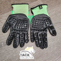Grooming Gloves *gc, clean, stains, mnr rubs & pills, faded
