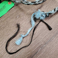 Nylon String Slow Feed Rope Hay Net, binder twine top *gc/fair, clean & dirty, chew, broken/frayed strings
