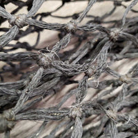 Nylon String Slow Feed Rope Hay Net, binder twine top *gc/fair, clean & dirty, chew, broken/frayed strings
