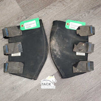 Pr Neoprene Hock Boots *gc, v.dirty, faded, stains, older, rubs, stains
