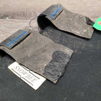 Pr Neoprene Hock Boots *gc, v.dirty, faded, stains, older, rubs, stains
