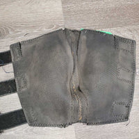 Pr Neoprene Hock Boots *gc, v.dirty, faded, stains, older, rubs, stains
