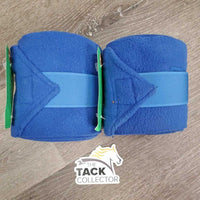 2 Fleece Polo Wraps "RMSJ" *vgc, clean, mnr hair
