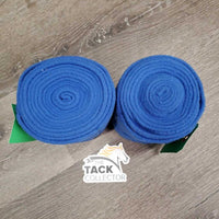 2 Fleece Polo Wraps "RMSJ" *vgc, clean, mnr hair
