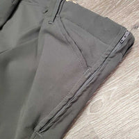 Hvy Breeches, Side Zips *gc, older, snags, rubs & pills
