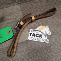 Leather Curb Chin Strap *vgc/xc, mnr rubs & scrapes, stiff
