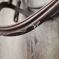 FS Rsd Padded Hunter Hunter Bridle *gc, clean & residue, stains, loose stitching, broken keeper, older, dry14
