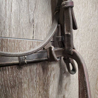 FS Rsd Padded Hunter Hunter Bridle *gc, clean & residue, stains, loose stitching, broken keeper, older, dry14
