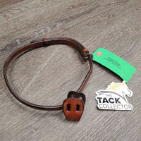 Leather Flash Strap, Slide on Noseband Attachment *vgc, clean, mnr scrapes & stains
