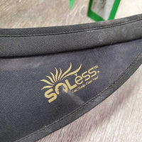 See Through - Transparent Brim Helmet Visor, Visor Clip *gc, scuffs, bent/creased, scratched
