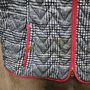 Quilt Vest, Zipper *vgc, mnr stain