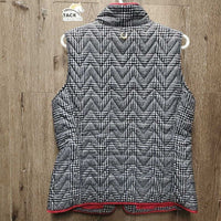 Quilt Vest, Zipper *vgc, mnr stain
