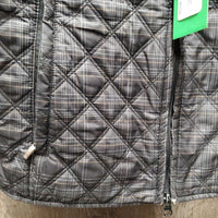 Quilt Vest, zipper *vgc/xc, v.mr rubs, puckers