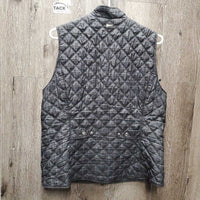 Quilt Vest, zipper *vgc/xc, v.mr rubs, puckers
