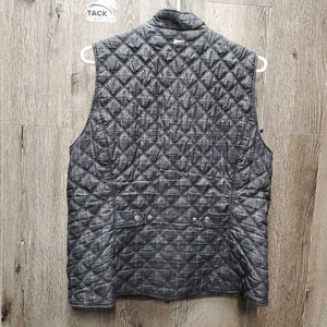 Quilt Vest, zipper *vgc/xc, v.mr rubs, puckers