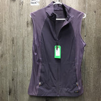 Light Vest, zipper *gc, seam puckers, lining rubs, pills & snags
