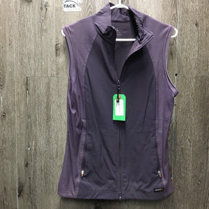 Light Vest, zipper *gc, seam puckers, lining rubs, pills & snags